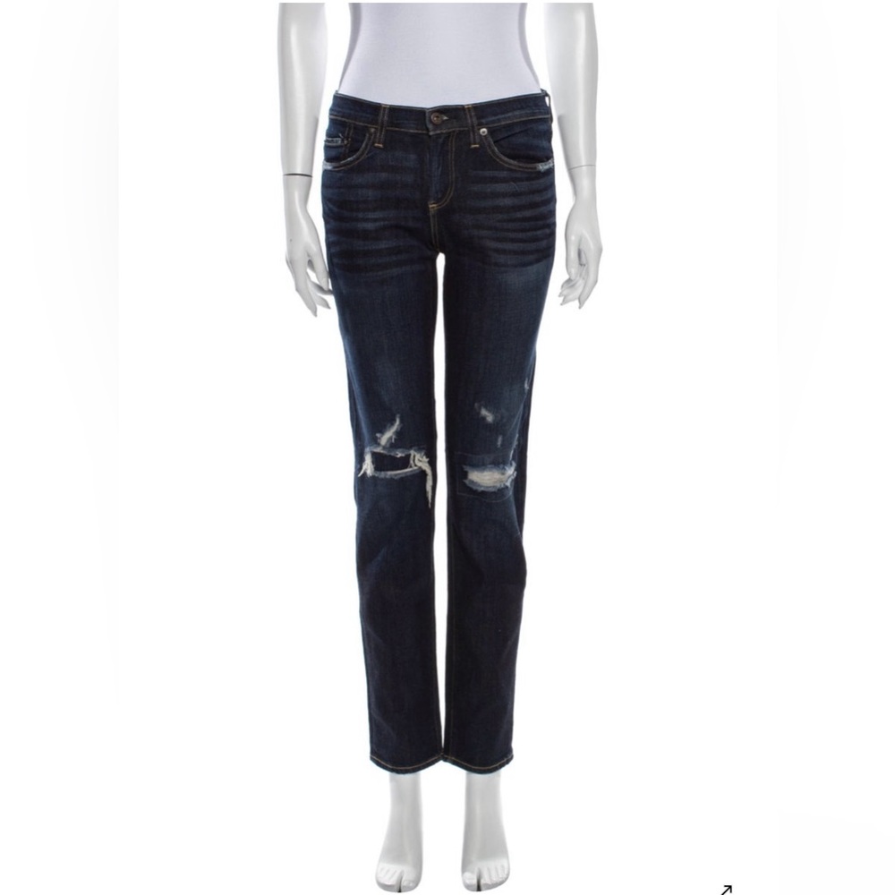Simon Miller Women's Distressed Blue Jeans